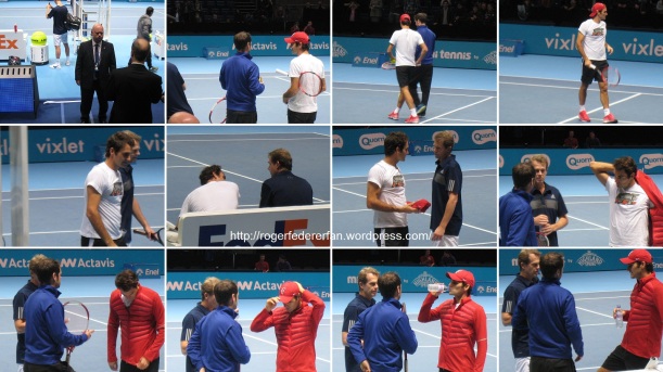 Roger's bodyguard for the week, so serious! / Roger & Seve / Fedberg moments / Roger, Stefan and Seve!